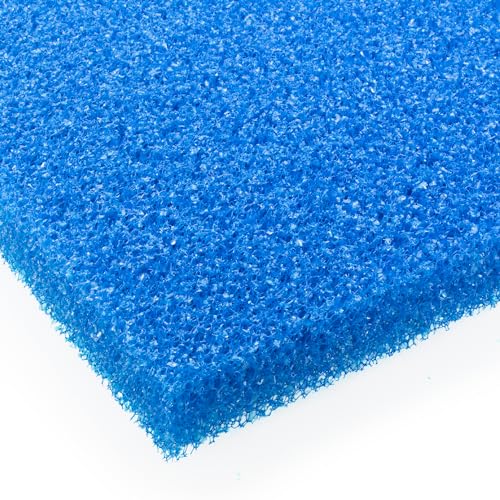 Pondlife Filterschaum blau 50x50x5cm grob 10PPI 27,2Eur/m² von Pondlife