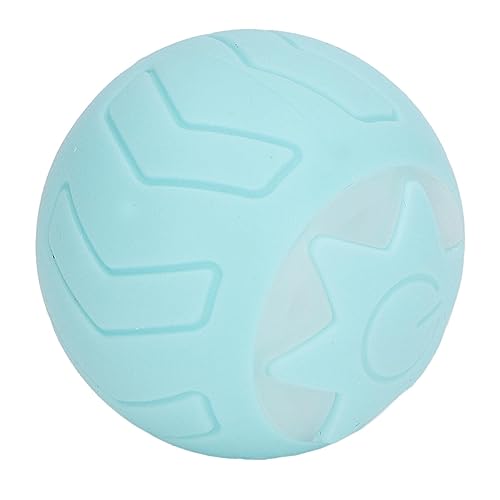 Pongnas Automatisch Rollender Spielzeug-Katzenball, Wiederaufladbarer Intelligenter Katzenspielzeugball aus ABS und Silikon, Breite Anwendung für Zoohandlungen (Blue) von Pongnas