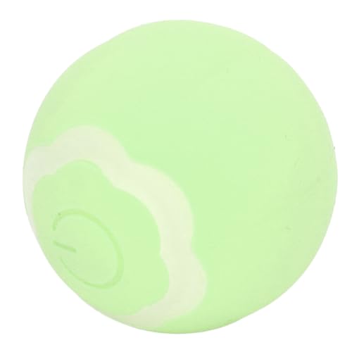 Pongnas Interaktiver Katzenspielzeugball, USB-Aufladung, Sicherer Katzenspielzeugball, Automatisiertes Rollen für Haustiere für zu Hause (GREEN) von Pongnas