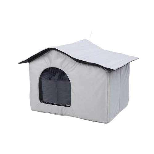 Pongnas Katzenkühlhaus, Verbesserte Kühlkapazität, Klimatisiertes Haustierhaus, Geeignet für Große, Mittlere und Kleine Katzen, Mittlere und Kleine Hunde (M 25 cm) von Pongnas