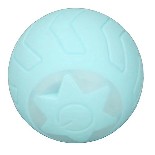 Pongnas Peppy Pet Ball, Sicherer, Wiederaufladbarer, Selbstvermeidender USB-Ball, Interaktiv, Automatisch, für Katzen und Kleine Hunde (Neutrale englische Verpackung) von Pongnas