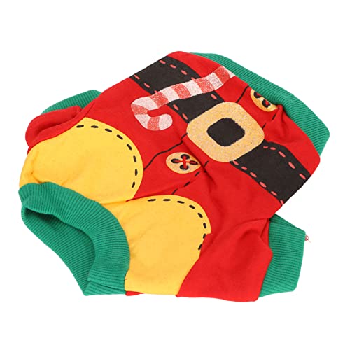 Weihnachts-Hundeshirt, Weiche und Warme Winterkleidung für Hunde und Katzen, Hochwertiges Polyester-Material, Ideal für die Weihnachtsfeier (XS) von Pongnas