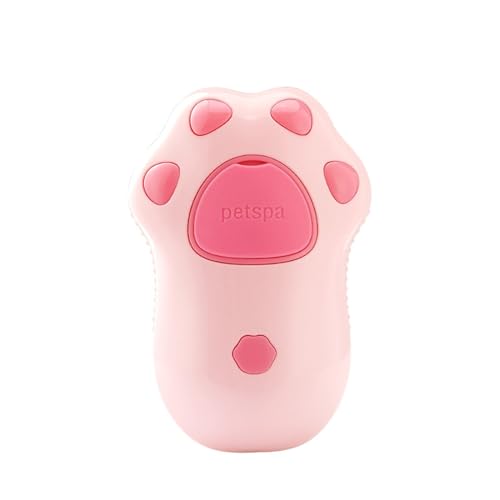 Poo4kark Dampfende Hundebürste, Dampfbürste für die Fellpflege, Massage, Haarentfernungsspray -Dampfbürste für Hunde/Katze Transportbox Zubehör (Pink, One Size) von Poo4kark