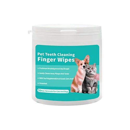 Poo4kark Fingerlinge zur Reinigung Pflege der Ohren von Haustieren, Feuchttücher, spezielle Pads zur Ohrenschmalzentfernung für Katzen Hunde, sanfte Wischwerkzeuge für Falten im (White, 38cm) von Poo4kark