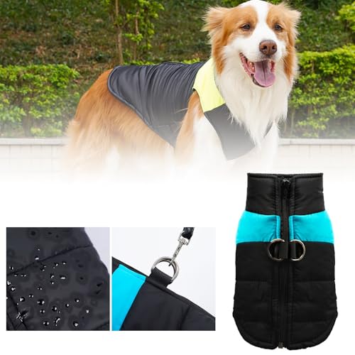 Poo4kark Haustierkleidung Winter Katzen- Hundekleidung Dicke warme Weste Hundekälteschutzjacke Warme Jacke Bequeme Winterkleidung für Haustiere (D, S) von Poo4kark