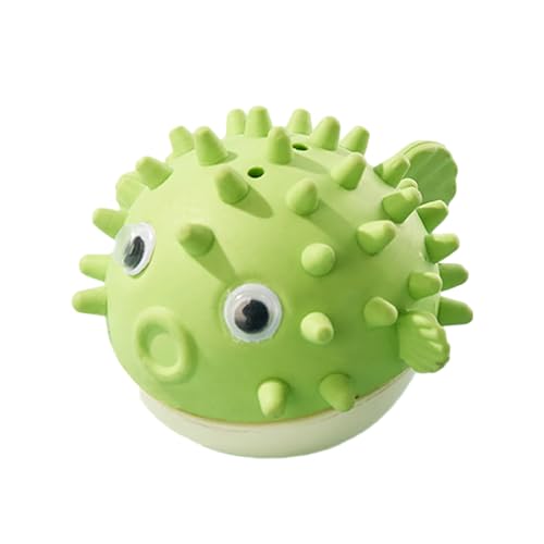 Poo4kark Katzen-Rollspielzeug, interaktives Kauspielzeug, Zahnreinigung, Leckspielzeug für Haustiere (Green, 7x6.5x4.5cm) von Poo4kark