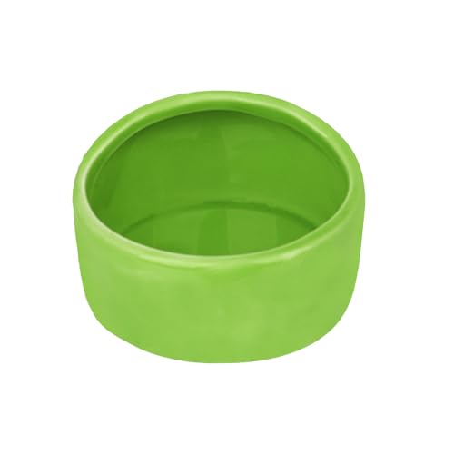 Poo4kark Keramik Schüssel Keramik Kauschale Hamster Futternapf Wassernapf für andere Kleintiere (Green, B) von Poo4kark