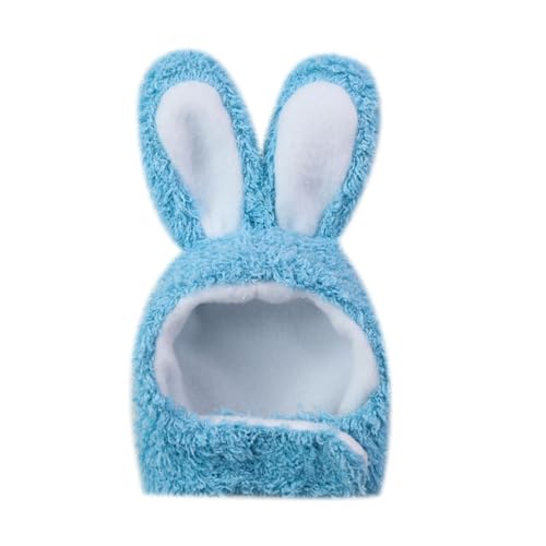 Poo4kark Osterhasen-Veranda-Gans-Outfits für Zementgans, Gänsestatue, Kleidung, Hasenohrenmütze, Plastikgans-Kostüm für Osterparty, Outdoor, Haustier-Partydekorationen (Sky Blue-C, One Size) von Poo4kark