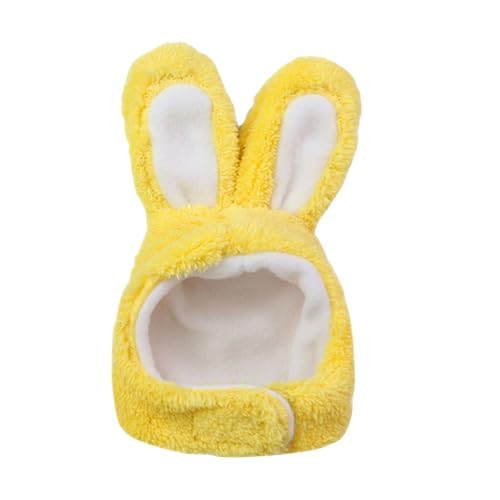 Poo4kark Osterhasen-Veranda-Gans-Outfits für Zementgans, Gänsestatue, Kleidung, Hasenohrenmütze, Plastikgans-Kostüm für Osterparty, Outdoor, Haustier-Partydekorationen (Yellow-C, One Size) von Poo4kark