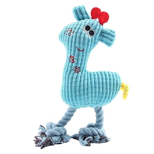 Poo4kark Pet Kreatives umsponnenes Sikawild-Ton-reibendes Plüsch-Hundespielzeug für Schoßhunde (Blue, 26x16cm) von Poo4kark