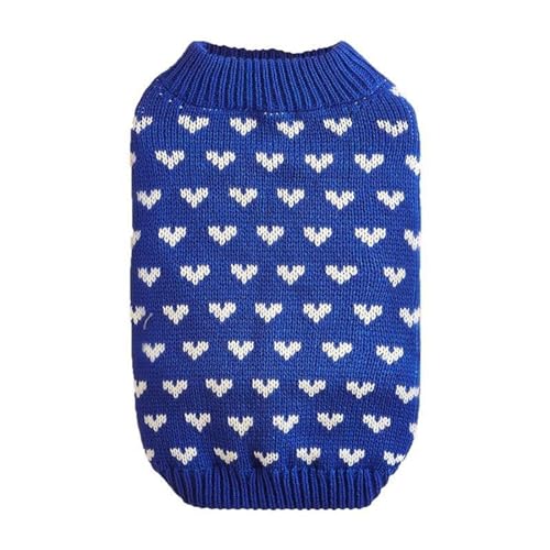 Poo4kark Valentinstag Valentinstag-Pullover für Hunde Katzen, Hunde- Katzen-Valentinstag-Kleidung für Katzen, Hunde-Valentinstag-Outfit, gestrickte Hunde- Katzenpullover für kleine, (C, XL) von Poo4kark