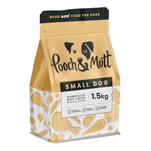 Pooch & Mutt - Kleine Hunde, getreidefreies Hundetrockenfutter, Huhn & Superfood Mischung, 1,5 kg von Pooch & Mutt