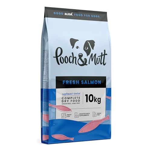 Pooch & Mutt - Frischer Lachs, Alleintrockenfutter für Hunde (Getreidefrei), 10 kg von Pooch & Mutt