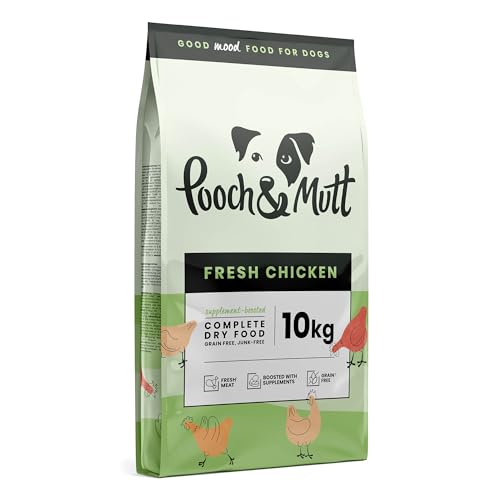 Pooch & Mutt - Frisches Hühnerfleisch, Alleintrockenfutter für Hunde (Getreidefrei), 10 kg von Pooch & Mutt