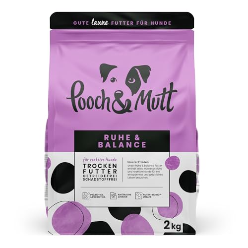 Pooch & Mutt - Ruhe & Balance, Getreidefreies Alleintrockenfutter für Hunde, Truthahn und Süßkartoffel, 2 kg von Pooch & Mutt