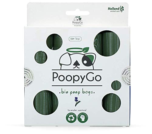 PoopyGo - 120 umweltfreundliche Kotbeutel mit Lavendelduft - 1 Stück von PoopyGo - Bio Poopy Bags