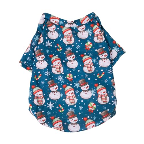 Porceosy Pet Kleidung Polyester Xmas Style Pet Sweater Dress Up Bequem 8 L von Porceosy