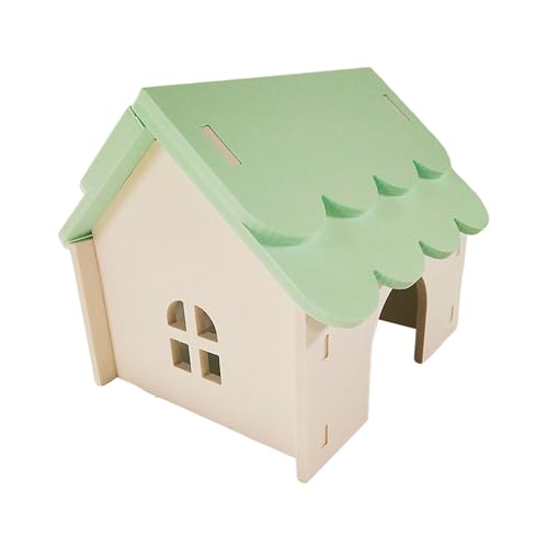 Porceosy Spirehaus für kleine Haustiere Hütte Hamster Spielspielzeug Spielzeug poröses Design belüftet sicherer Nistplatz idealer Hamster Goldbären Hellgrün von Porceosy