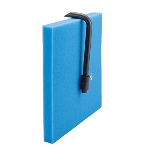 Poret Hamburger Matten Biologischer Schwamm-Filterset 31x30x3cm Polyether HMF Garnelen Fisch Braten Rasse (blau, PPI 45) von Poret