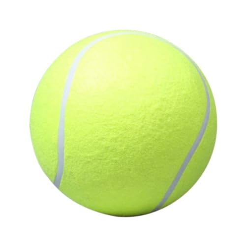 Porgeel 9,5 Zoll großer Hundetennisball, lustiges Outdoor Sport Haustierspielzeug mit Aufblasnadel von Porgeel