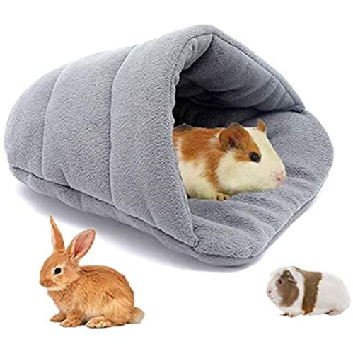 Porgeel Hamsterbett, Meerschweinchenhaus, Winter, warmes Bett für kleine Tiere, Höhle, Schlafsack für Eichhörnchen von Porgeel