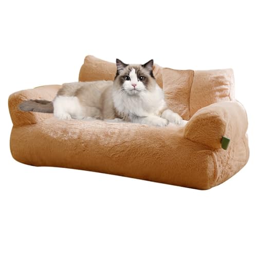 Porgeel Hundebett Couch Katze Couch gefüllt Nicht rutschfest Kratzfeste Katzensofa Bett abnehmbar waschbares Absorption Dampproof Pet Sofa XL von Porgeel