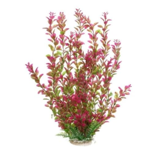 Porgeel Künstliche Aquarienpflanzen, Kunststoff, sichere Unterwasserdekoration für Aquarien, 47 cm, Rosa von Porgeel