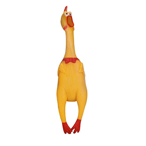 Porgeel Schreiender Hühnchenspielzeuggummi -Squeeze Squawking Shrilling Dekompression Tool Gadgets 37 cm von Porgeel