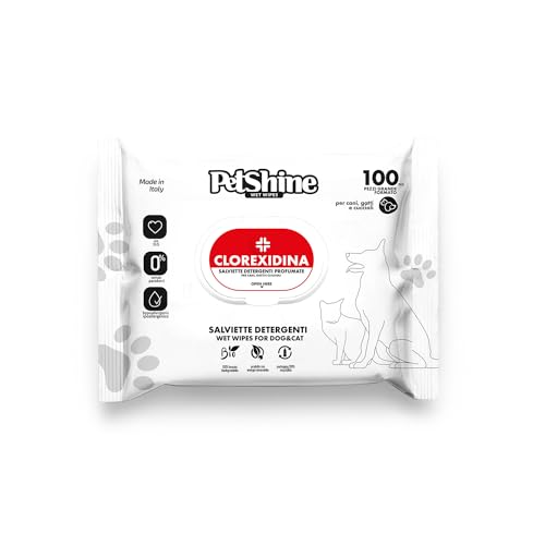 Porrini Reinigungstücher für Hunde/Katze, Chlorexidin von Porrini
