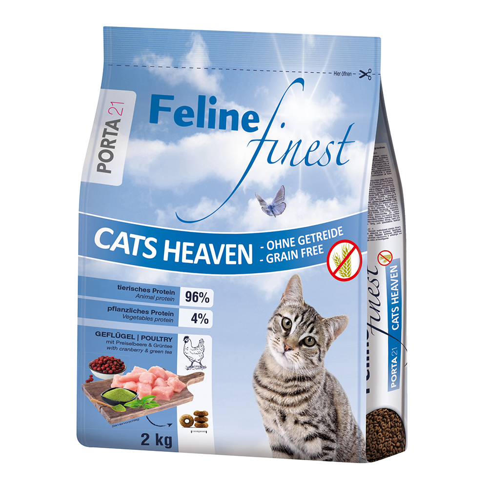 Porta 21 Feline Finest Cats Heaven - Sparpaket: 2 x 2 kg von Porta 21