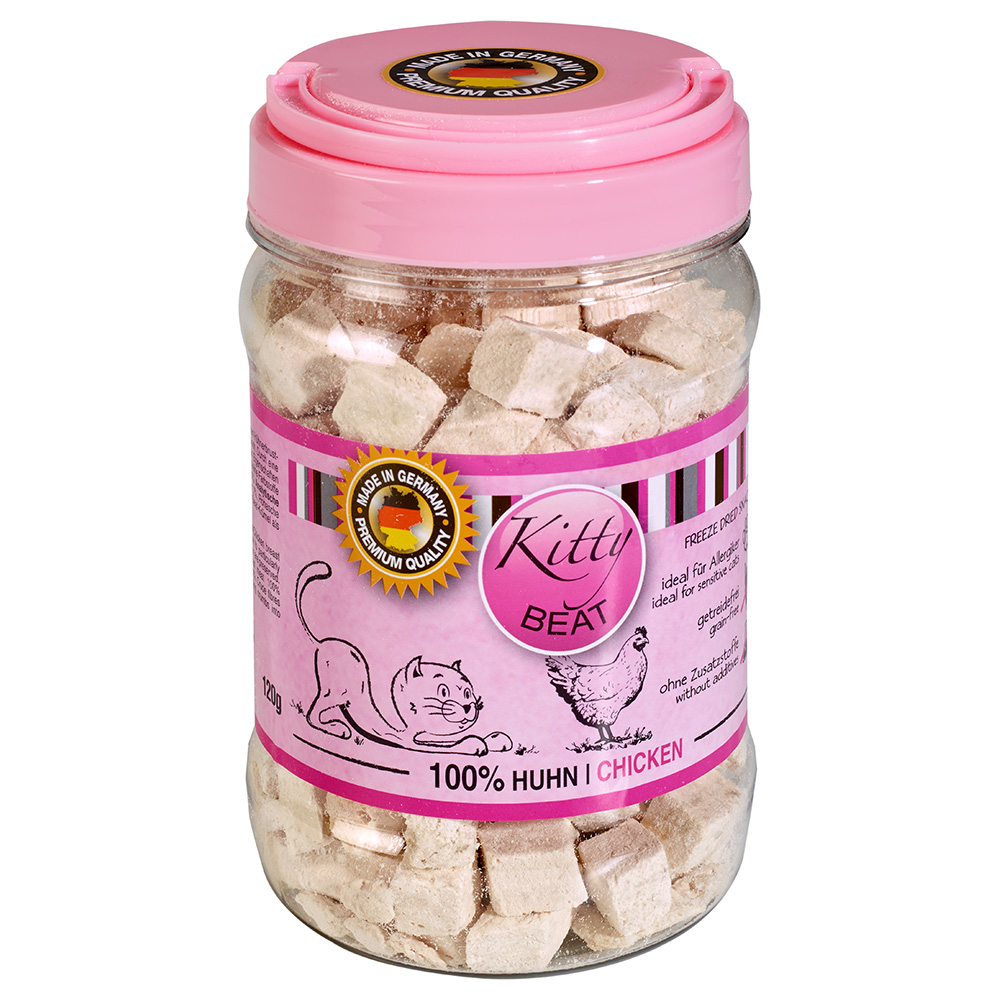 Porta 21 Kitty Beat Katzensnack - Sparpaket: Huhn (3 x 120 g) von Porta 21