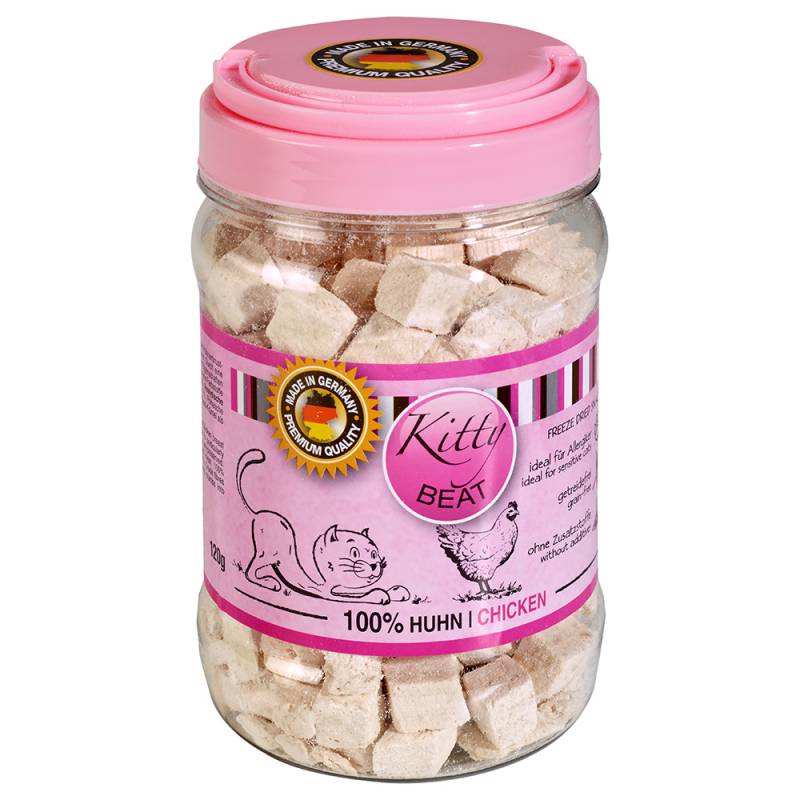 Porta 21 Kitty Beat Katzensnack mit Huhn - Sparpaket: 3 x 120 g von Porta 21