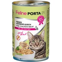 Sparpaket Feline Porta 21 12 x 400 g - Hühnerfleisch mit Aloe (getreidefrei) von Porta 21