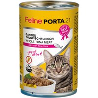 Sparpaket Feline Porta 21 12 x 400 g - Thunfisch mit Aloe (getreidefrei) von Porta 21