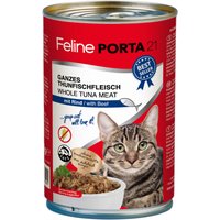 Sparpaket Feline Porta 21 12 x 400 g - Thunfisch mit Rind (getreidefrei) von Porta 21