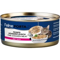 Sparpaket Feline Porta 21 24 x 156 g - Hühnerfleisch pur von Porta 21