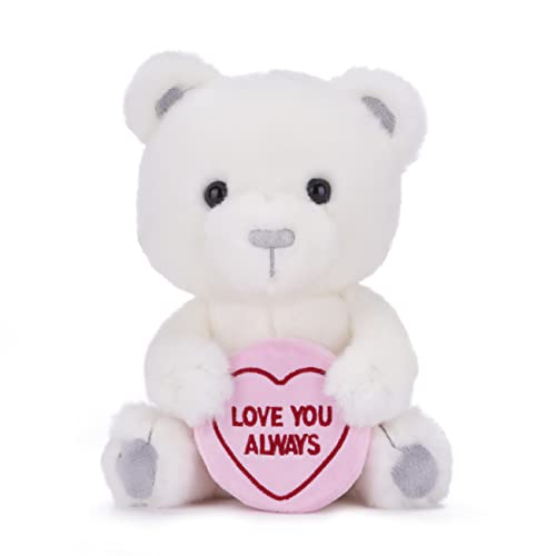 Posh Paws 37766 Swizzles Hearts Bronte Bär, Love You Always, 23 cm, Weiß von Posh Paws