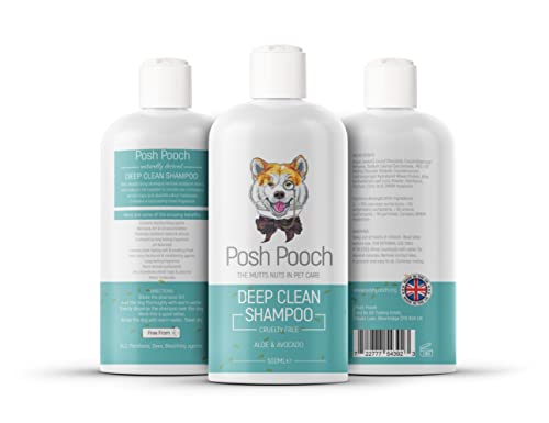 Deep Clean Hundeshampoo, Aloe Vera, Avocado, desodorierend, parabenfrei, parabenfrei von Posh Pooch