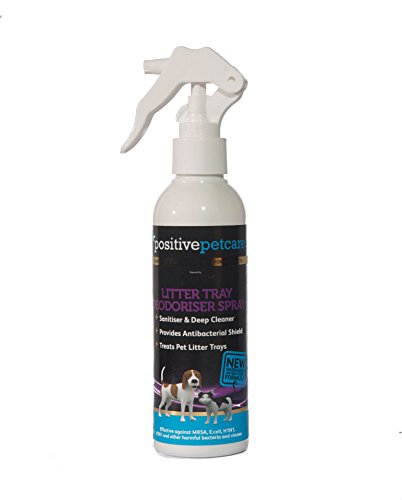 Positive Petcare Desinfektionsmittel für Katzentoiletten und Kleintierställe, Sprühflasche, antibakterielle Wirkung auf Wasserbasis, 100 % sicher für Katzen und Kaninchen von Positive Petcare