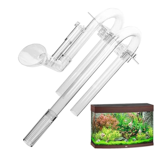 Poupangke Aquarium-Filtereinlass und -auslass, Aquarium-Wasserrohr-Armaturen, Ersatzzubehör für externe Filterung, Einlass- und Auslass-Set für Aquarien und Pflanzenwassertanks von Poupangke