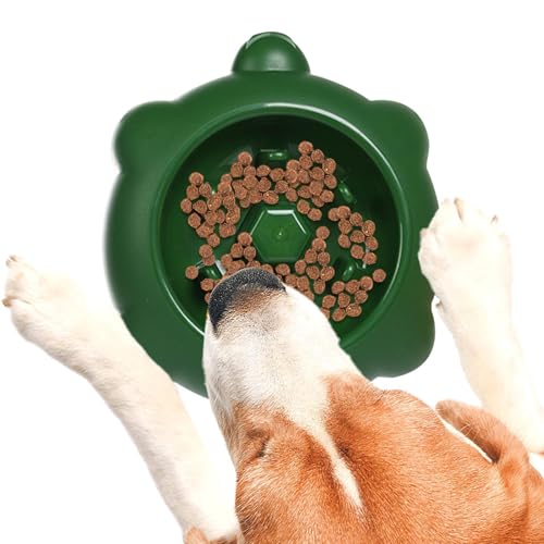 Poupangke Haustier Slow Food Bowl, Anti-Choking Pet Bowl,Kätzchen Slow Food Bowl - Anti-Choking Healthy Eating Diät Katzenplatte langsame Essschale für Welpen von Poupangke