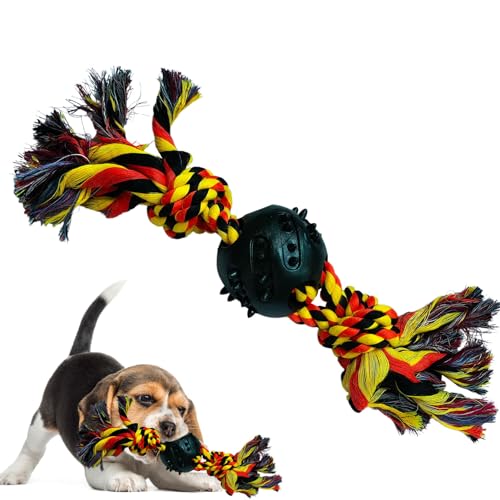 Poupangke Seilspielzeug für Hunde, interaktives Kauspielzeug für Welpen, weiches Zahnspielzeug, sicheres Hundespielzeug, schützendes Haustierspielzeug für Hunde, Welpen, Spielzeit von Poupangke