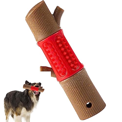Poupangke Zahnspielzeug für Hunde, Zahnspielzeug für Haustiere zum Beißen, wiederverwendbares, interaktives Hundespielzeug für aggressive Kauer, Zahnspielzeug für mittelgroße und kleine Hunde, von Poupangke