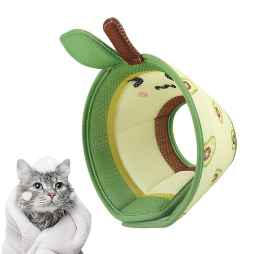 Elisabethanisches Halsband für Katzen – weiches Katzenhalsband mit niedlichem Tiermotiv – Donut für Hunde und Katzen – verhindert Bisse und stoppt Elisabethanisches Halsband für Katzen – weiches Katzenhalsband mit niedlichem Tiermotiv – Donut für Hunde und Katzen – verhindert Bisse und stoppt von Povanjer