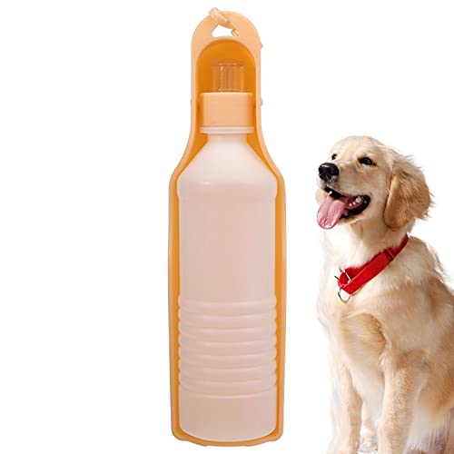 Haustier-Reiseflasche,Haustier-Reisewasserspender - Zusammenklappbarer Trinknapf für Haustiere im Freien, Reise-Wassernapf, Wasserflasche für Hunde, Kaninchen, Katzen, Camping, Reisen, von Povanjer