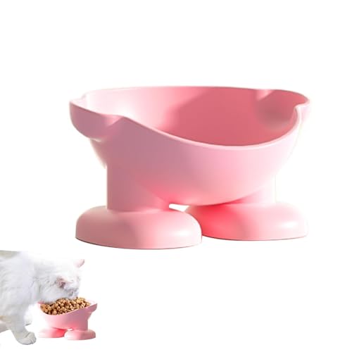 Hundenapf mit geneigtem Winkel, Ständer für Futternäpfe für Katzen und Hunde | Pet Bowls Safe 15° geneigter Futternapf für Haustiere | Basic Dog Bowls Nackenschutz Katzenfutternapf für Hunde von Povanjer