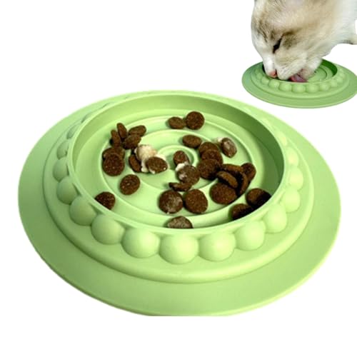 Katzenfutterschüssel Slow Feeder - Hund Futternäpfe Pet Feeder - Slow Food Bowl Cat Feeder Lick Mat Slow Feeder Bowl Interactive Feeder Dog Dishes Pet Supplies von Povanjer