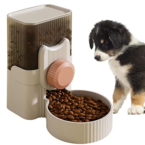 Katzenfutterspender, automatischer Futterspender für Haustiere, 963 ml, automatischer Futterspender für kleine Katzen, Hunde, Kaninchen, Chinchilla, Meerschweinchen, Igel, Frettchen von Povanjer