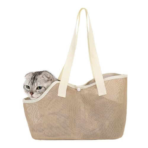 ✨Katzenhalter, Hundetrage für kleine Hunde | Faltbare Transporttasche für Katzen – Reisetasche mit Freisprecheinrichtung für Welpen, Netzschal, Haustierbedarf, ✨Katzenhalter, Hundetrage für kleine Hunde | Faltbare Transporttasche für Katzen – Reisetasche mit Freisprecheinrichtung für Welpen, Netzschal, Haustierbedarf, von Povanjer