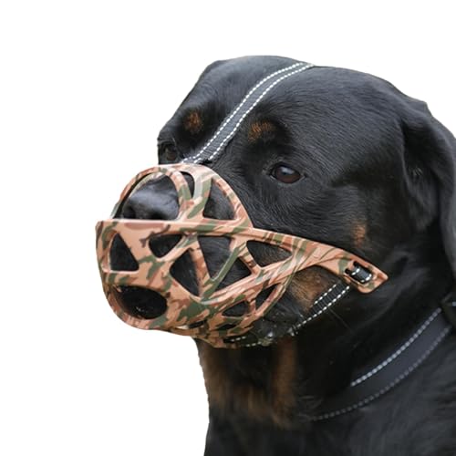 Maulkorb für Beiß, Maulkorb für Hunde | Maulkorb für kleine, mittlere und große Hunde | verstellbar, atmungsaktiv, robust, ermöglicht das Trinken, Keuchen, Maulkorb für Maulkorb für Beiß, Maulkorb für Hunde | Maulkorb für kleine, mittlere und große Hunde | verstellbar, atmungsaktiv, robust, ermöglicht das Trinken, Keuchen, Maulkorb für von Povanjer